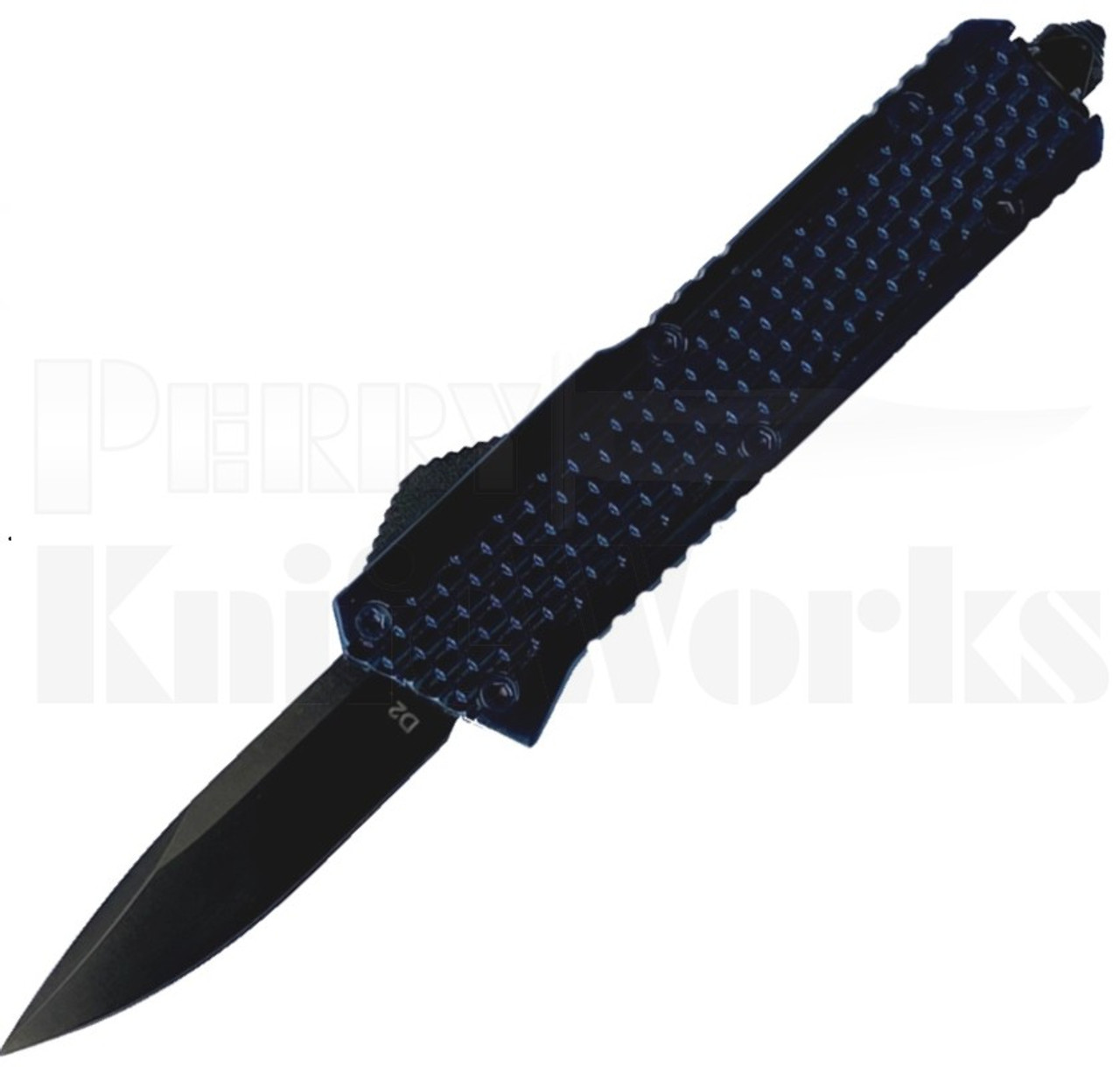 Delta Force Elite Model-B Automatic Knife Blue l 1.9" Blade l For Sale