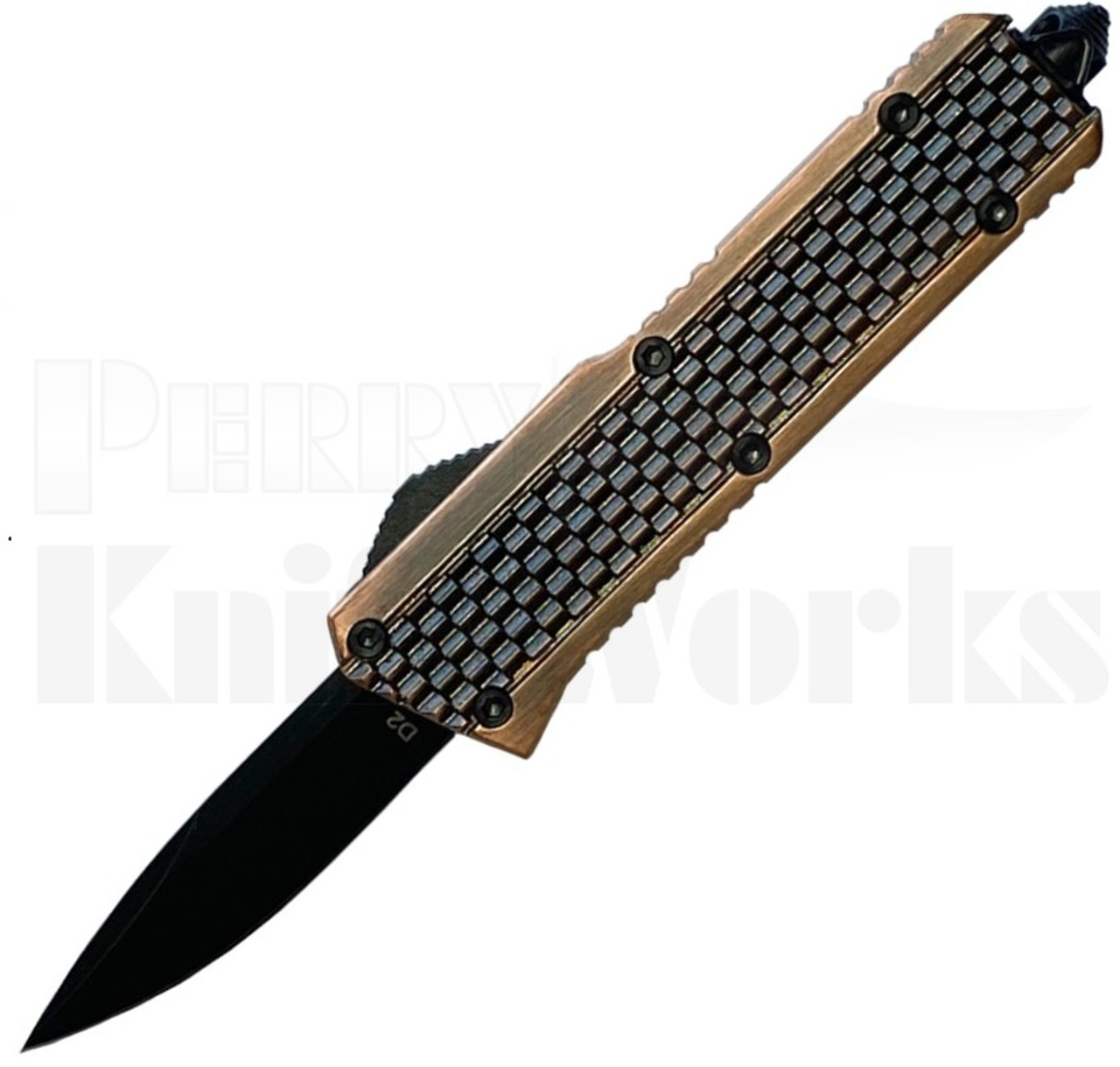 Delta Force Elite Model-B Automatic Knife Copper l 1.9" Blade l For Sale