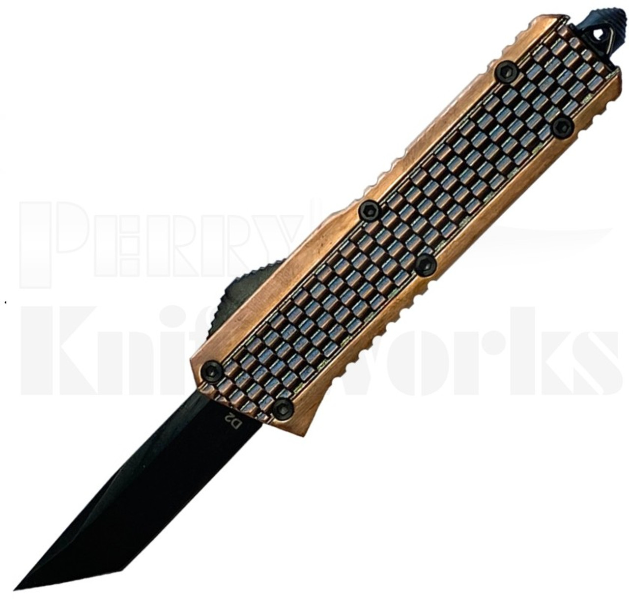Delta Force Elite Model-B Automatic Knife Copper l 1.9" Tanto Blade l For Sale