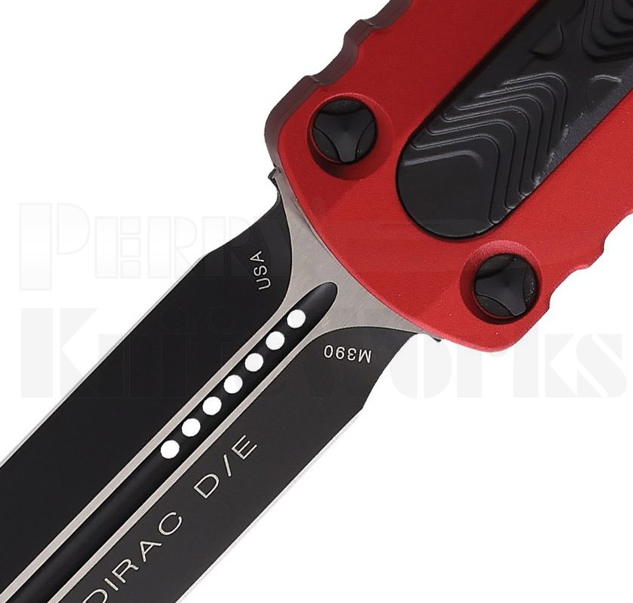 Microtech Dirac D/E OTF Automatic Knife Red 225-1RD