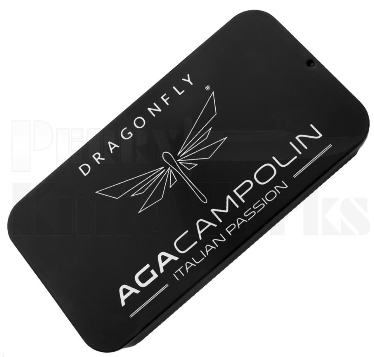 AGA Campolin Dragonfly Gravity Knife Silver Steel l Knife Tin