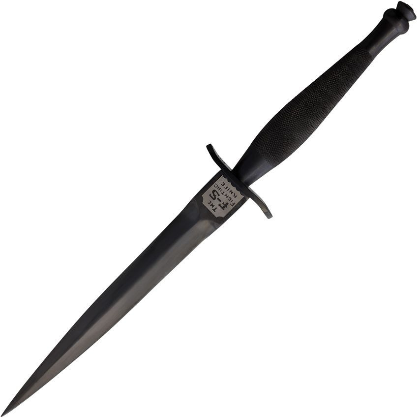 J. Adams Sheffield Fairbairn-Sykes Black Commando Knife l 1st Pattern