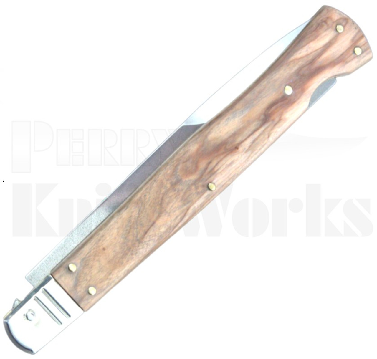 Dolphins Maniago Shark Italian Stiletto Knife Briarwood