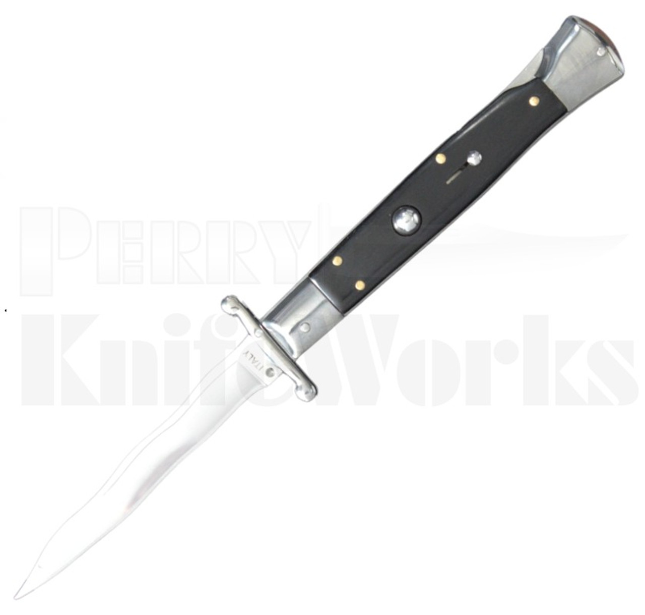 Milano 10" Swinguard Ebony Wood Automatic Knife l Kris Blade l For sale