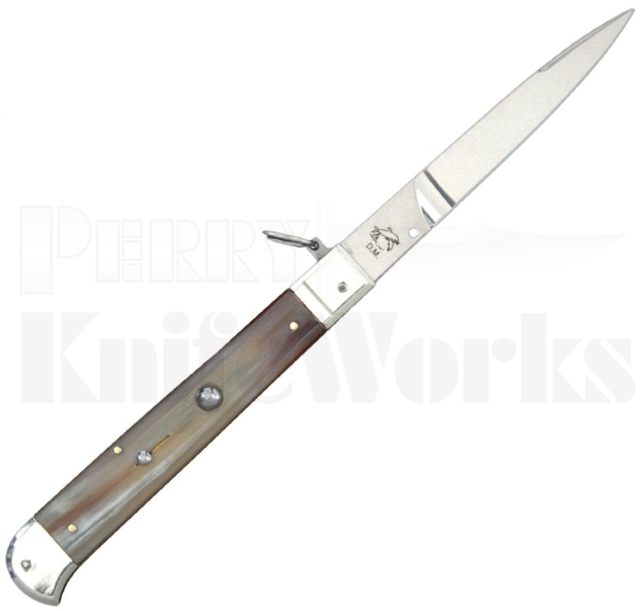 Dolphins 11" Falcon Ring Pull Automatic Knife French Tip Lefty l For Sale