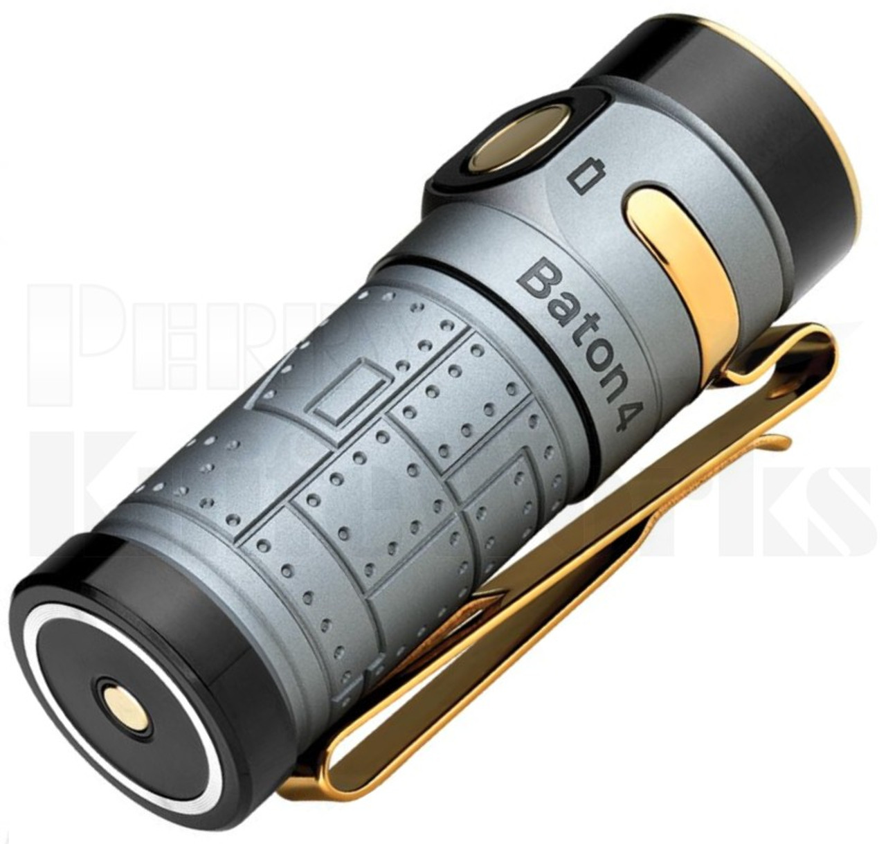 Olight Baton 4 Rechargeable LED Flashlight Fighter Pilot l Tailcap