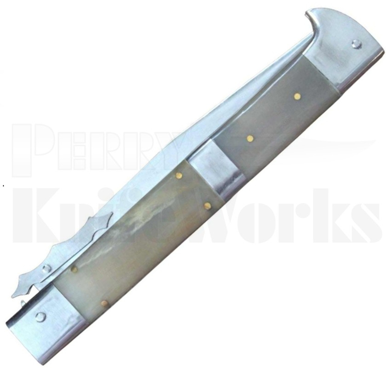 Samir Ahmad 13" Camel Bone Swinguard Automatic Knife