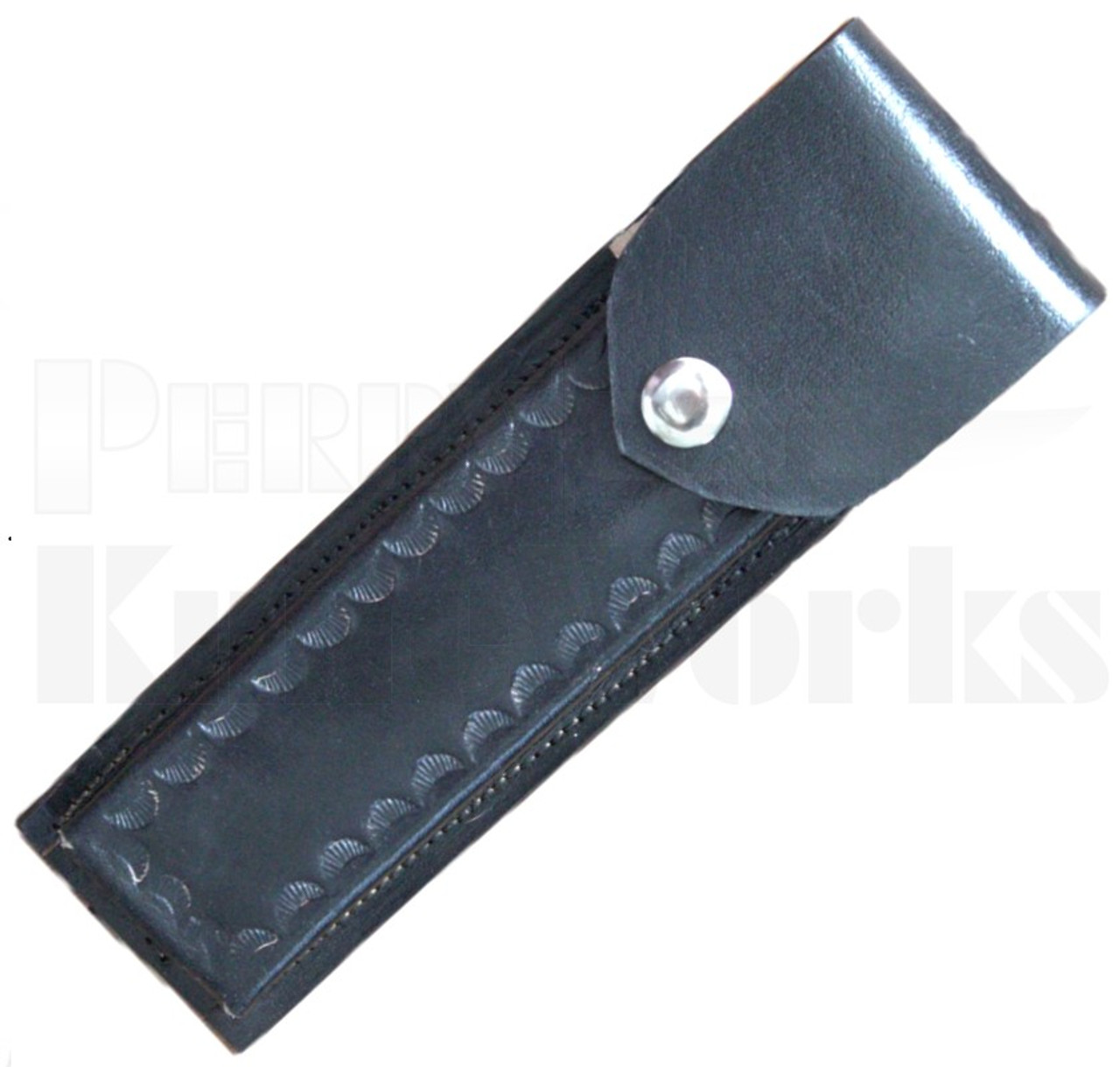 Samir Ahmad 13" Buffalo Horn Ring Pull Automatic Knife l Sheath Samir Ahmad 13" Buffalo Horn Ring Pull Automatic Knife l Sheath