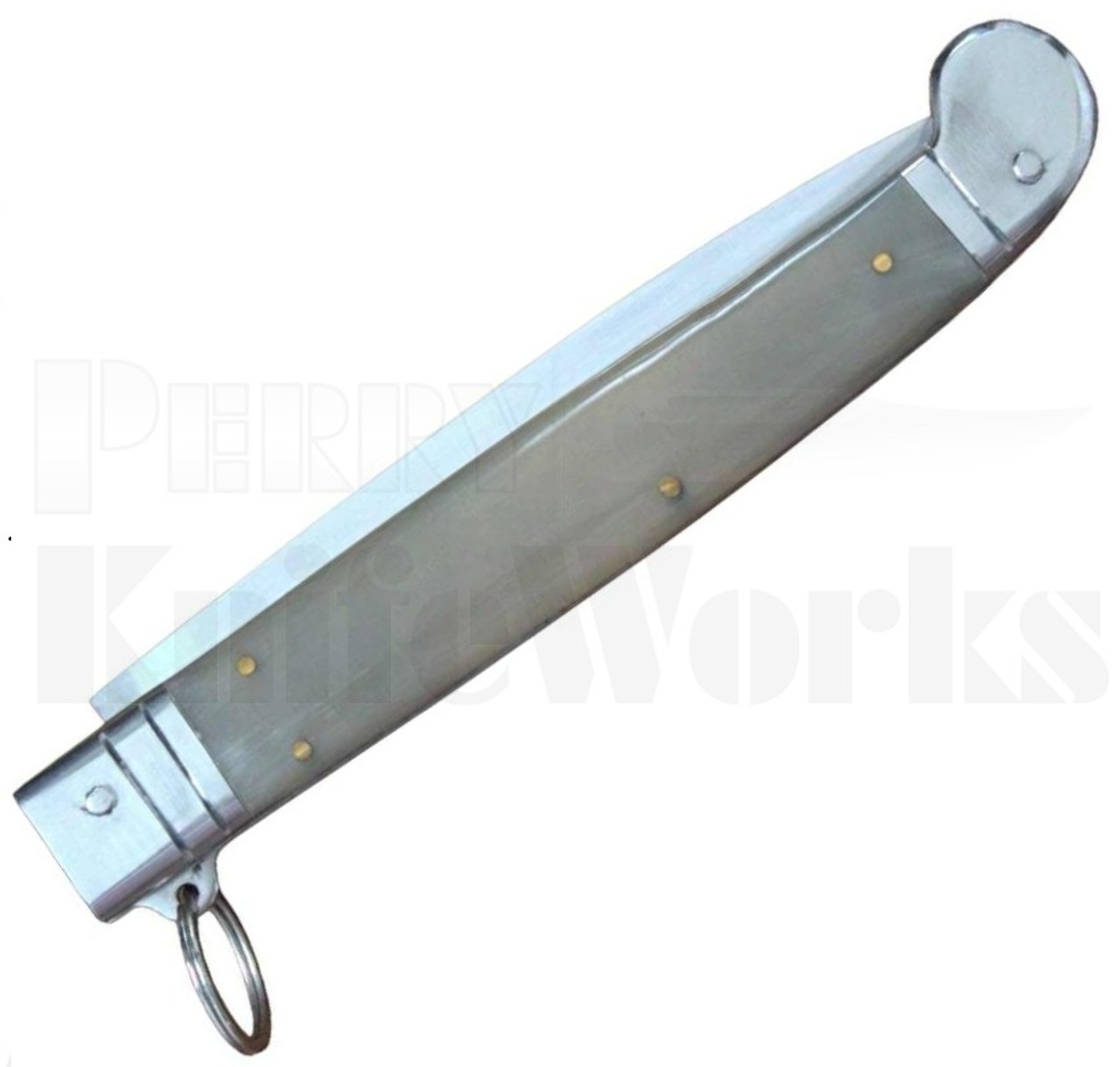 Samir Ahmad 13" Camel Bone Ring Pull Automatic Knife