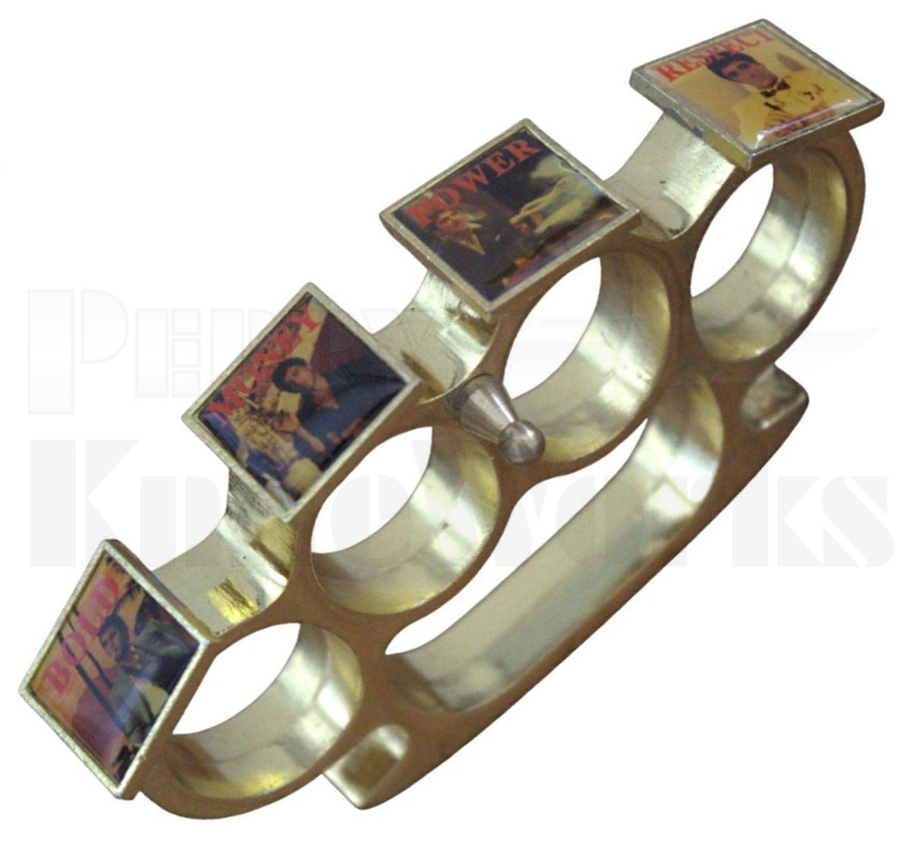 Scarface Heavy Duty Gold Belt Buckle Knuckle Weight l For Sale