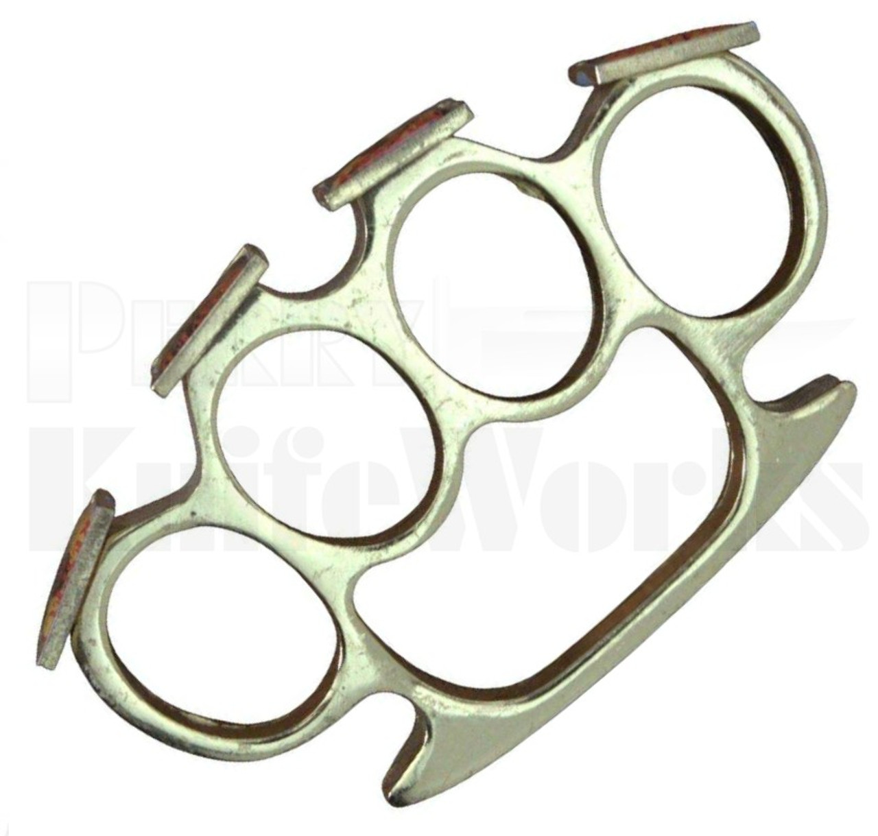 Scarface Heavy Duty Gold Belt Buckle Knuckle Weight l Side View