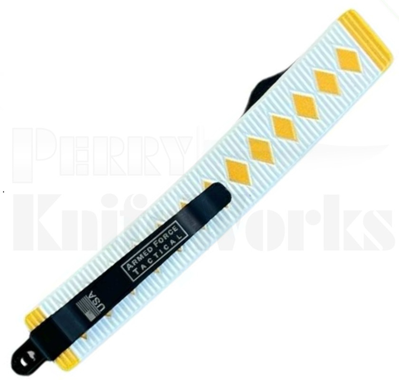 Katana D/A OTF Automatic Knife White/Yellow