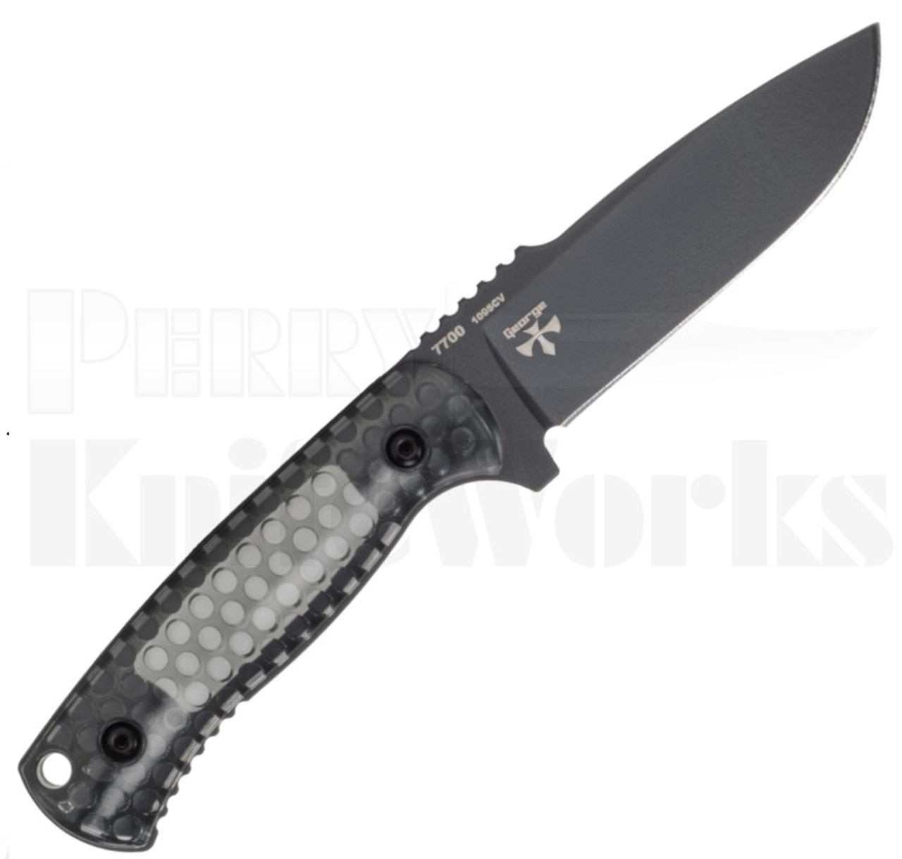 Ka-Bar Cool Name Drop Point Fixed Blade Knife Smoke