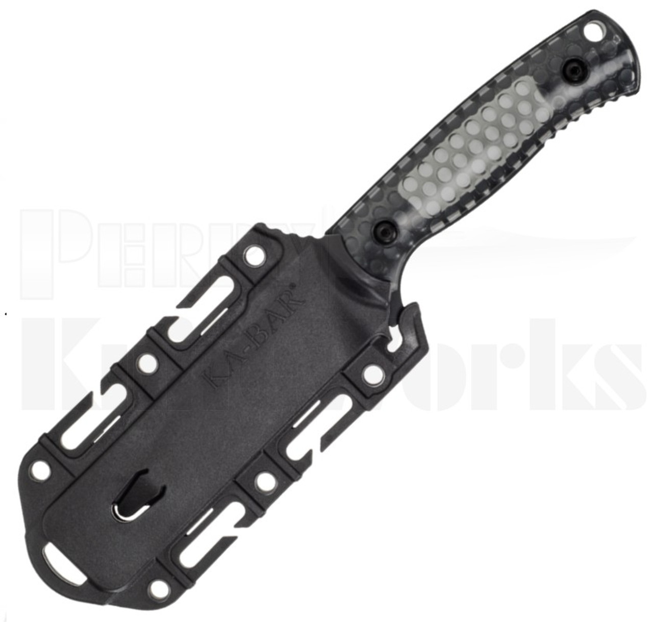 Ka-Bar Cool Name Drop Point Fixed Blade Knife Smoke l Sheath