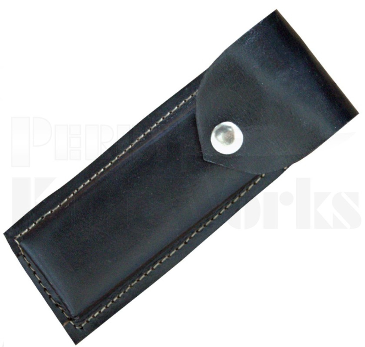 Samir Ahmad 13" Buffalo Horn Ring Pull Automatic Knife l Damascus l Sheath