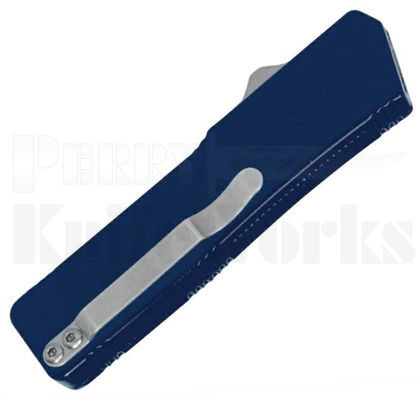 Lightning Blue Dagger OTF Automatic Knife l Black Blade