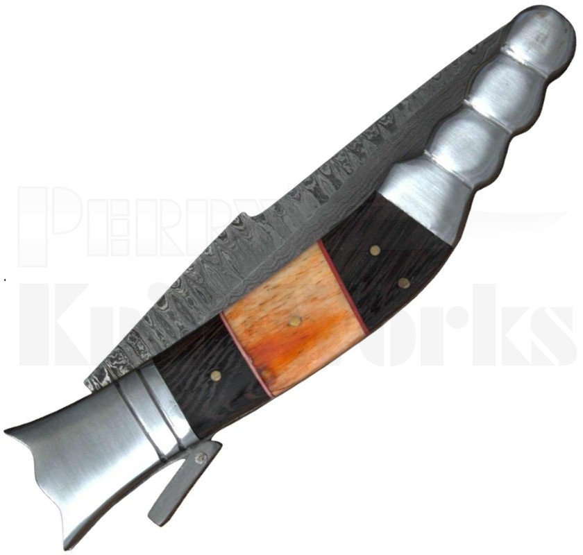 Samir Ahmad 12" Fulcrum Release Automatic Knife l Damascus