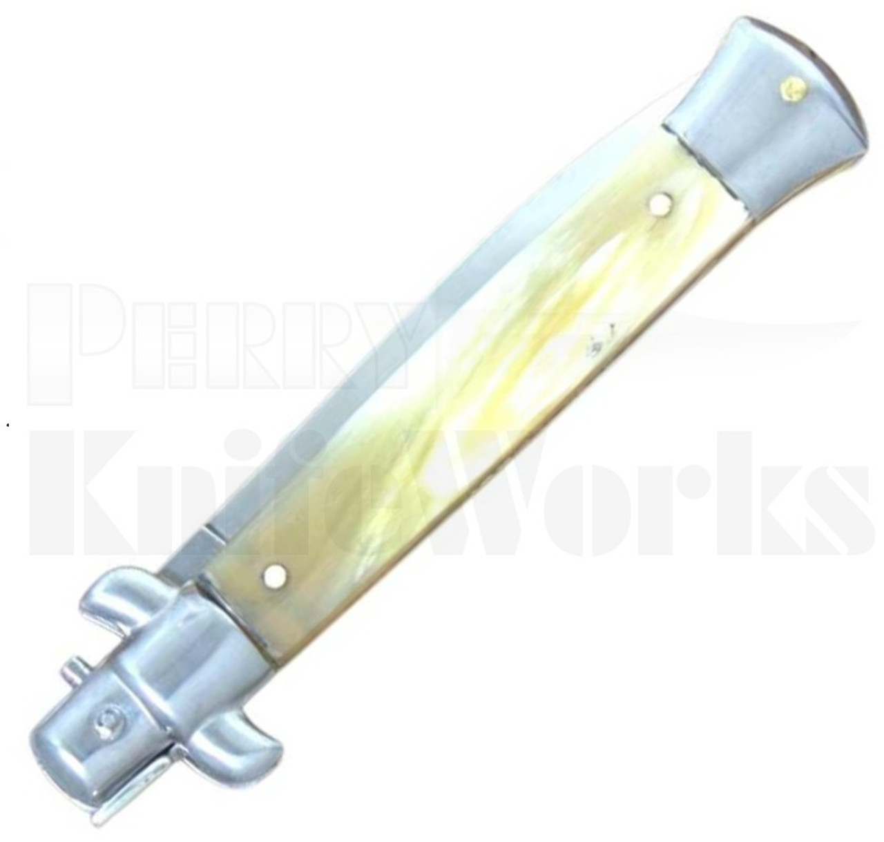 Frank B. 9" Honey Horn Stiletto Dagger Automatic Knife Frank B. 9" Honey Horn Stiletto Dagger Automatic Knife