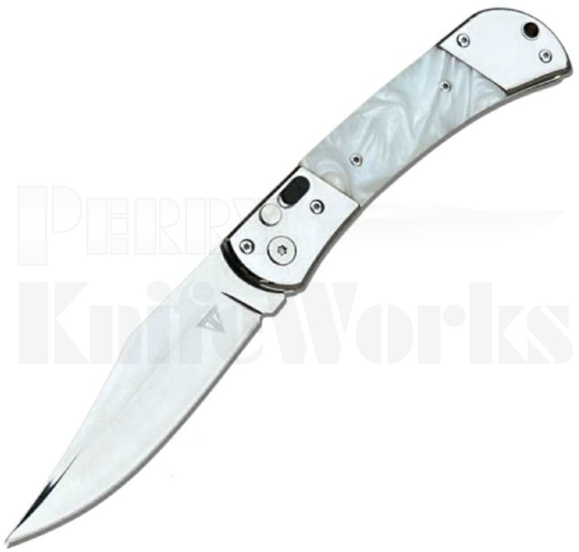 Armed Force Tactical Automatic Knife Pearlex l 3.75" Polish Blade l For Sale