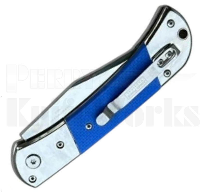 Armed Force Tactical Automatic Knife Blue G-10 l 3.75" Polish Blade