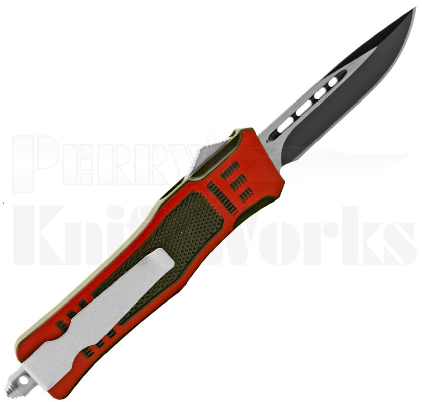 Delta Force Concealed Carry OTF Automatic Knife Red