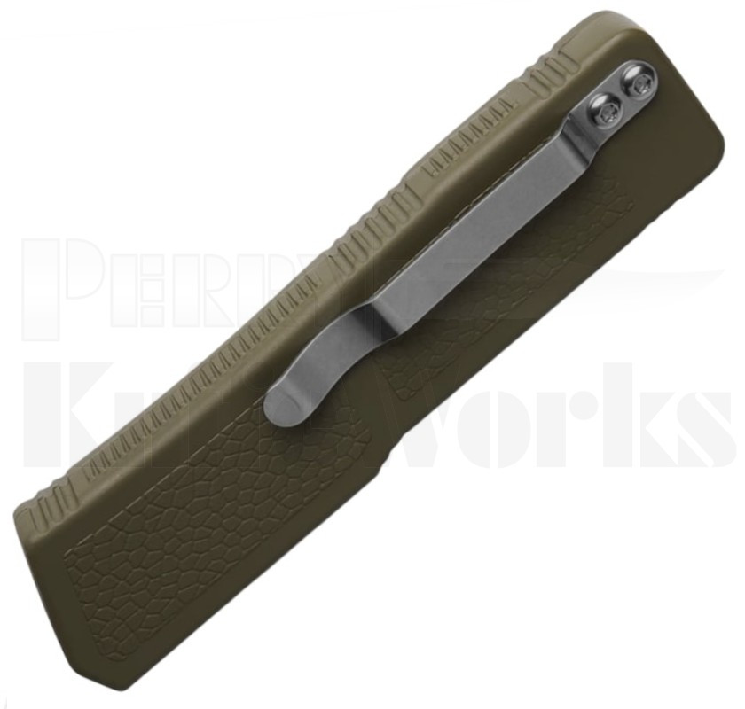 Lightning OD-Green OTF Automatic Knife l Satin Serrated