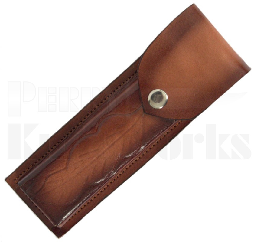 Samir Ahmad 10" Buffalo Horn Cross Guard Automatic Knife l Damascus l Sheath