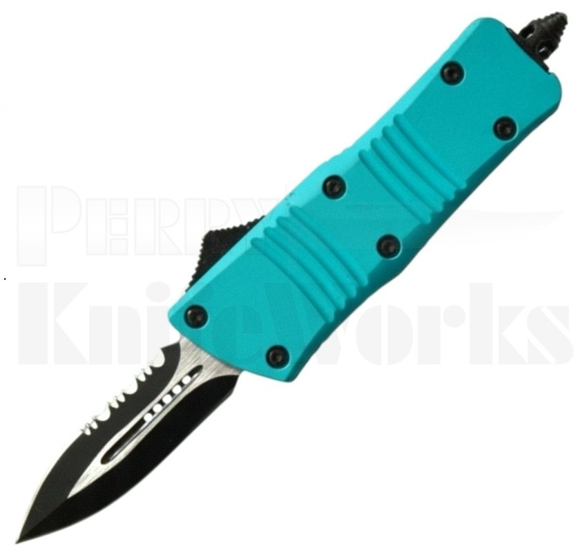 Armed Force Tactical Mini OTF Automatic Knife Turquoise l For Sale