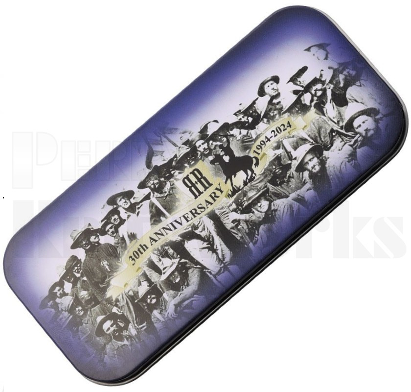 Rough Ryder 30th Anniversary Brown Bone Small Sunfish Knife l Tin