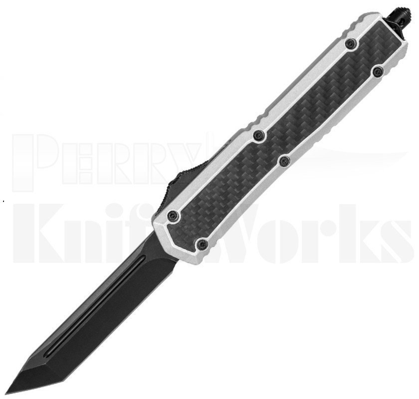 Delta Force Streamline Automatic OTF Knife Carbon Fiber l Black Blade l For Sale