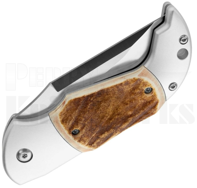 AGA Campolin Alex Bolster Release Automatic Knife Stag