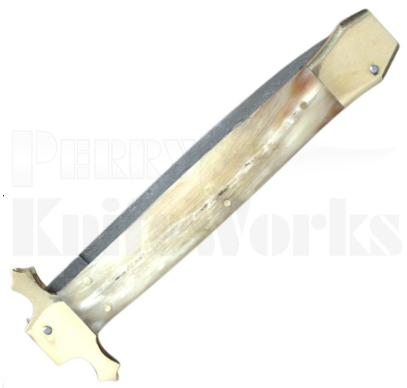 Samir Ahmad 13" Camel Bone Stiletto Automatic Knife l Dagger