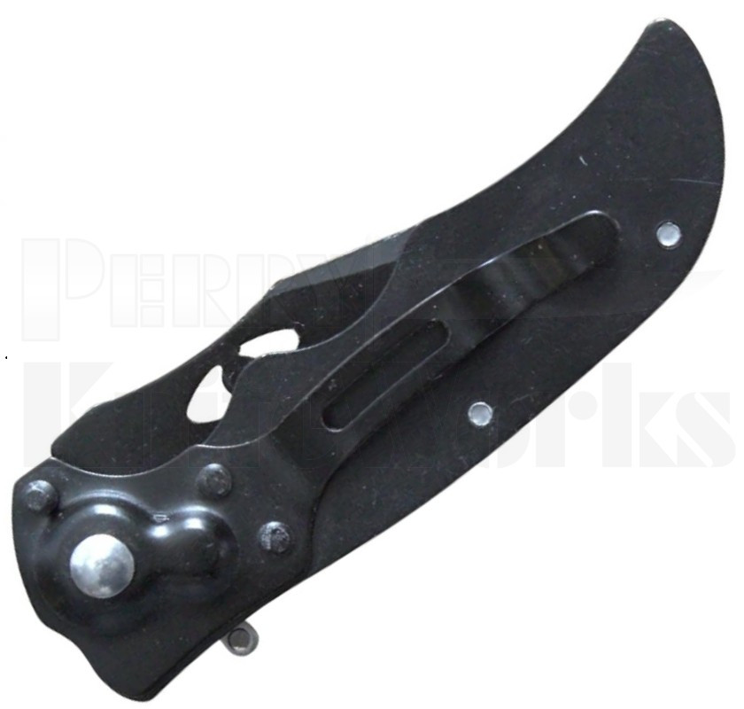 Milano Black Heavy Duty Automatic Knife l Clip Point Blade