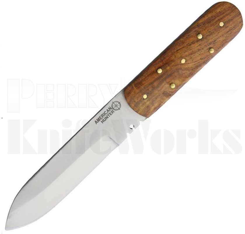 American Hunter Fixed Blade Utility Knife Rosewood l For Sale