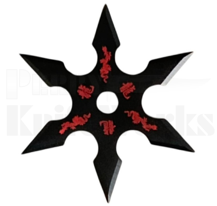 Tiger USA 6-Point Throwing Star 4" Black l For Sale