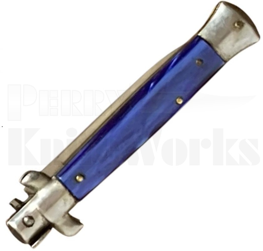 Sterile 9" Blue Pearlex Stiletto Automatic Knife