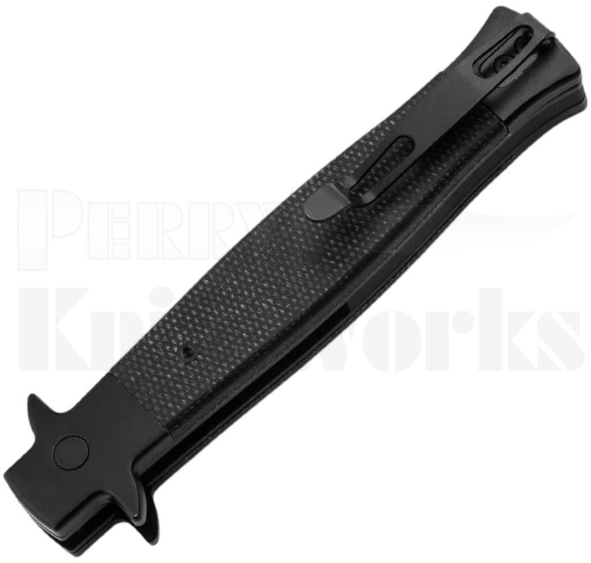 Boker Plus Stiletto 3.5 Automatic Knife Black Micarta 06EX751