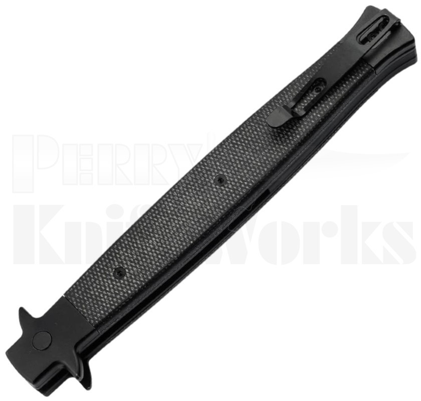 Boker Plus Stiletto 5.0 Automatic Knife Black Micarta 06EX753