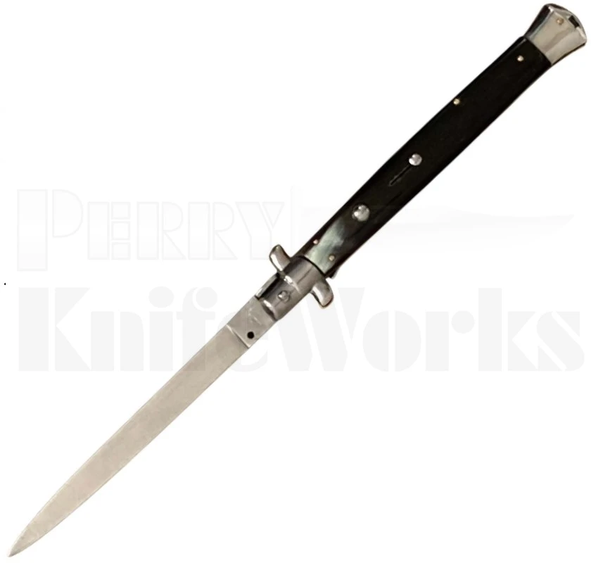 Renzo Beltrame 13" Italian Stiletto Automatic Knife Brazilian Horn l For Sale