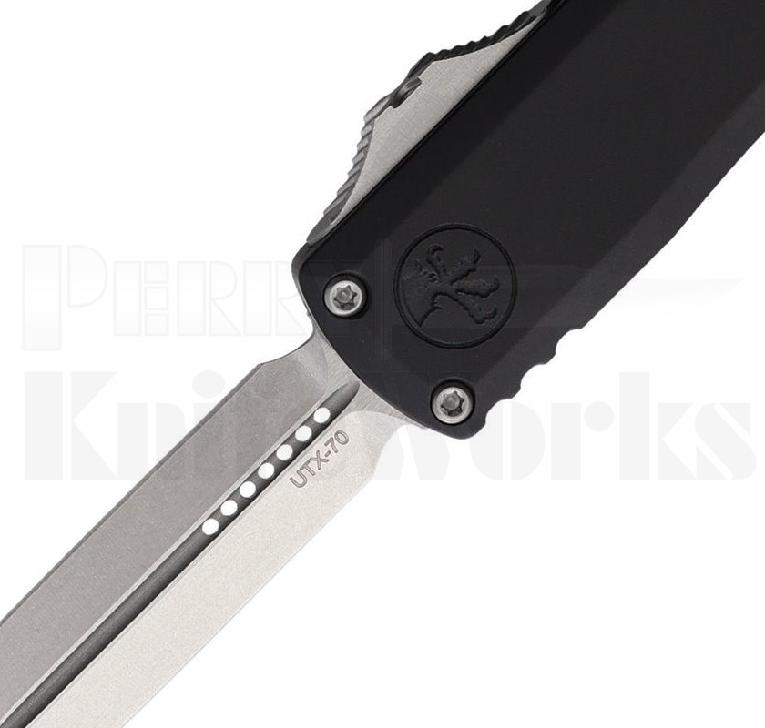 Microtech UTX-70 Gen IV D/E OTF Automatic Knife Black l Stonewash