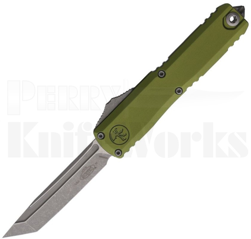 Microtech UTX-70 Gen IV T/E OTF Automatic Knife OD-Green l For Sale