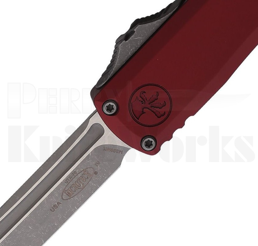 Microtech UTX-70 Gen IV T/E OTF Automatic Knife Merlot l Apocalyptic