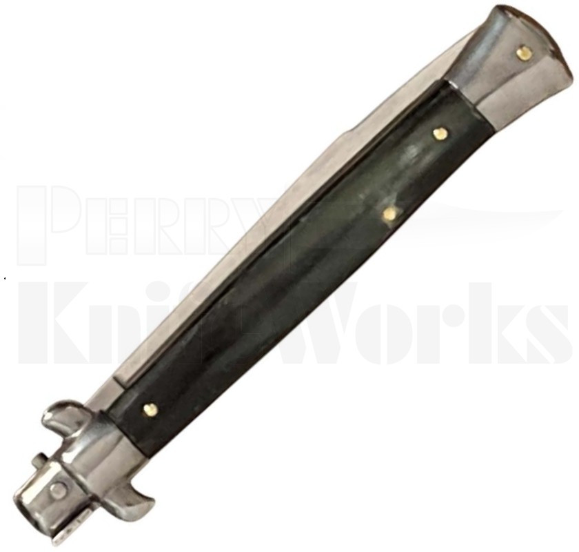 Frank B. 11" Brazilian Horn Stiletto Automatic Knife l Swedge Blade