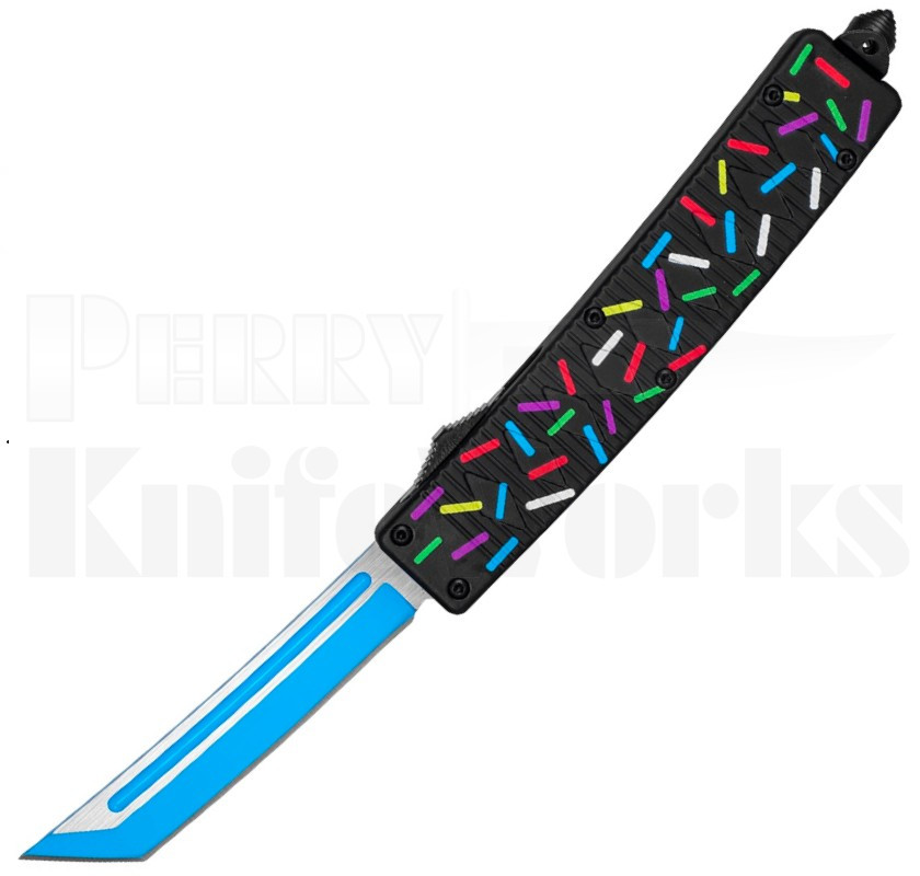 Katana D/A OTF Automatic Knife Black Sprinkles l For Sale