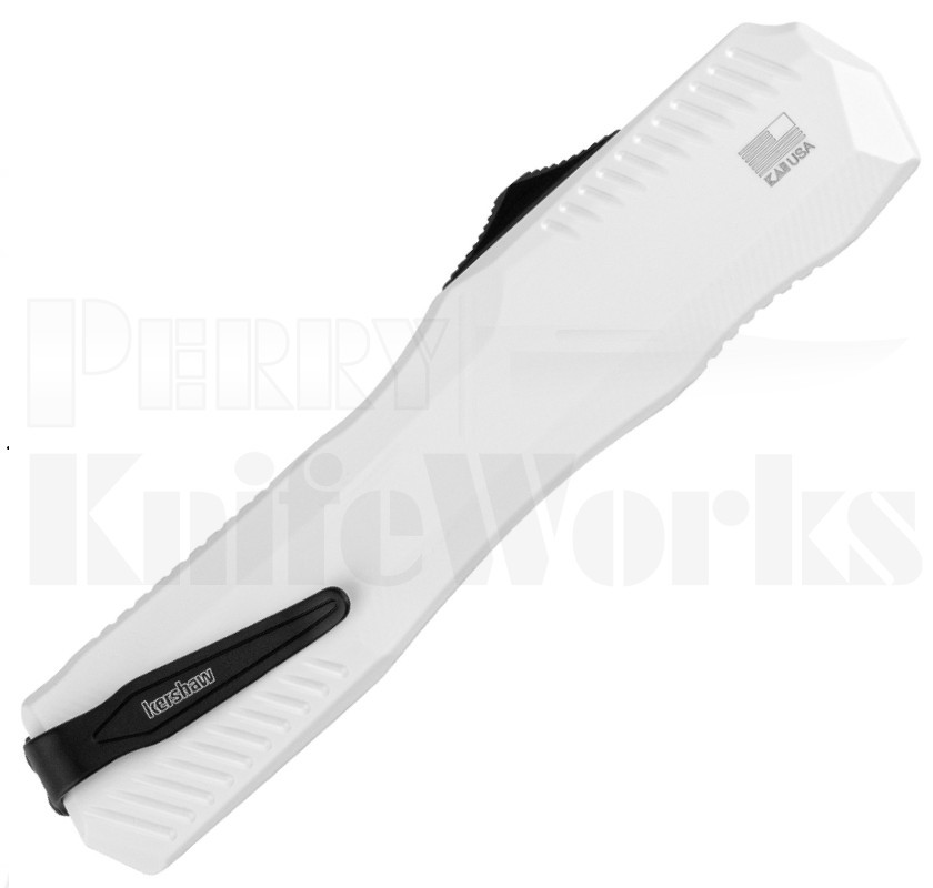 Kershaw Livewire Trooper OTF Automatic Knife White 9000WBLK