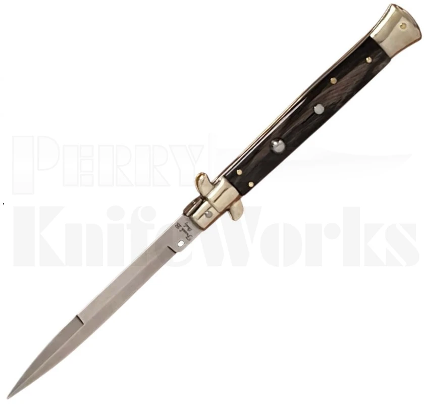 Frank B. 11" 2026 Dark Horn Stiletto Automatic Knife l Pick Lock l For Sale