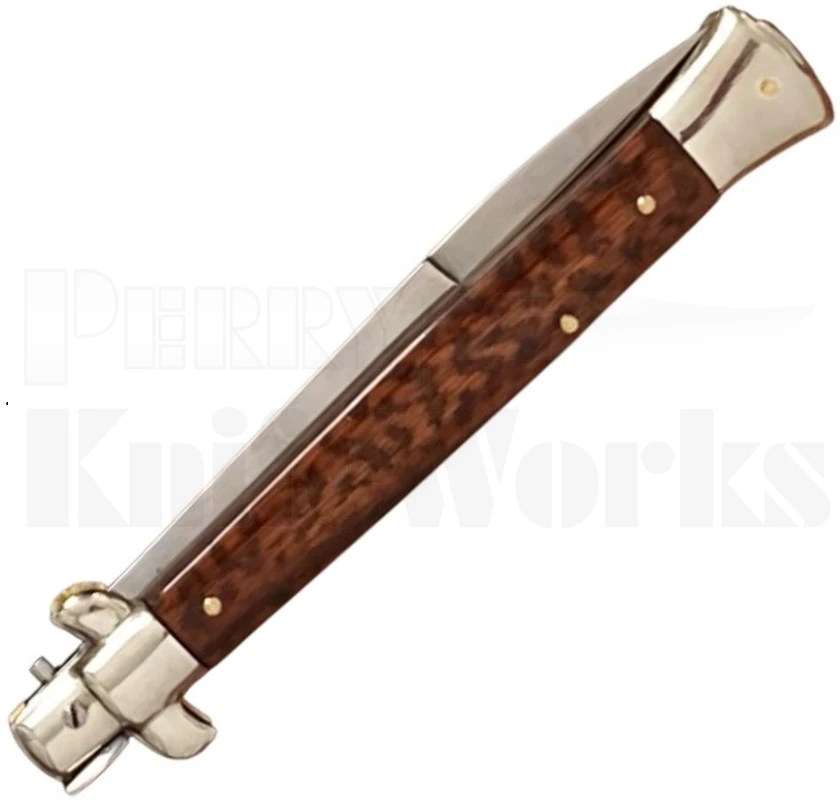 Frank B. 11" 2026 Snakewood Stiletto Automatic Knife l Pick Lock