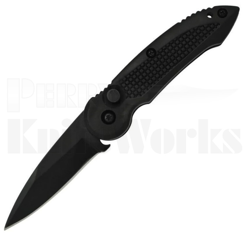Armed Force Tactical Automatic Knife Black Polymer l For Sale