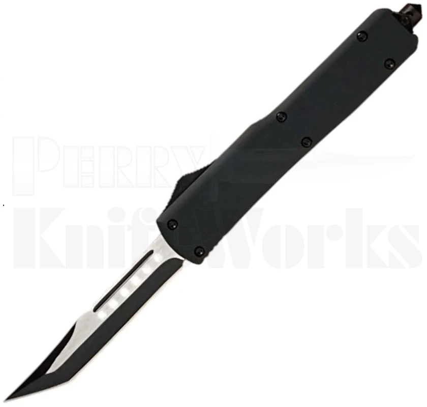 Delta Force Workman OTF Automatic Knife Black l 2-Tone Tanto l For Sale