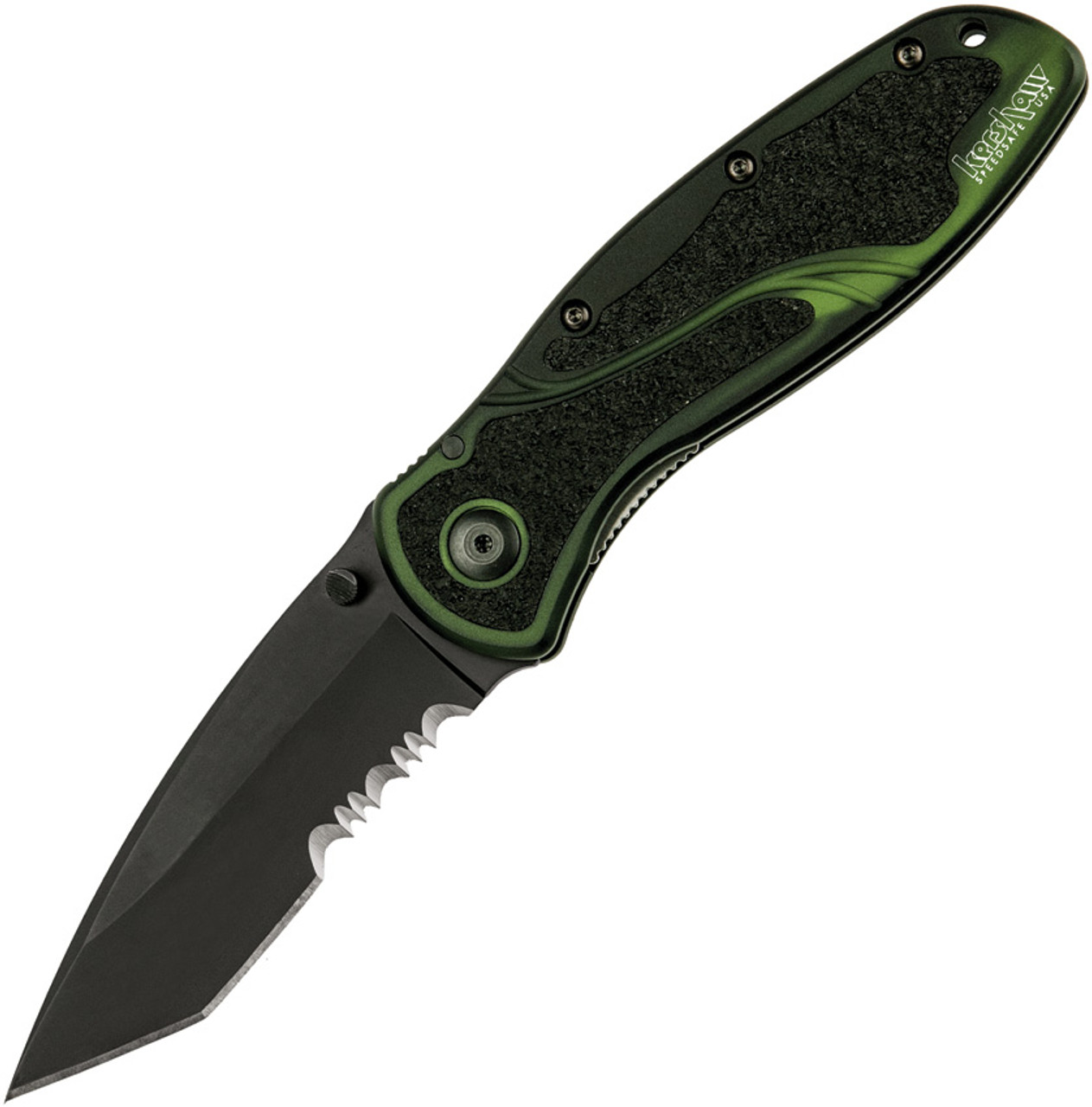 Kershaw A/O Limited Edition Blur Smoke Black & Green Tanto Blade 1670BGTST